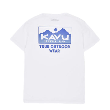 Kavu True Gradient S/S Tee White