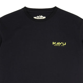 Kavu True Gradient S/S Tee Black - Parasol Store