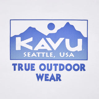Kavu True Gradient S/S Tee White - Parasol Store