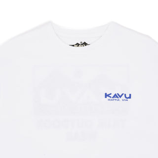 Kavu True Gradient S/S Tee White - Parasol Store