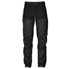 Fjallraven Womens Keb Trousers Black - Parasol Store