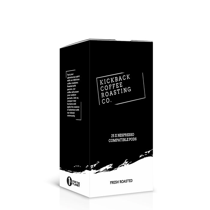 Kickback Coffee Roasting Co. Compatible Coffee Capsules 25 per box