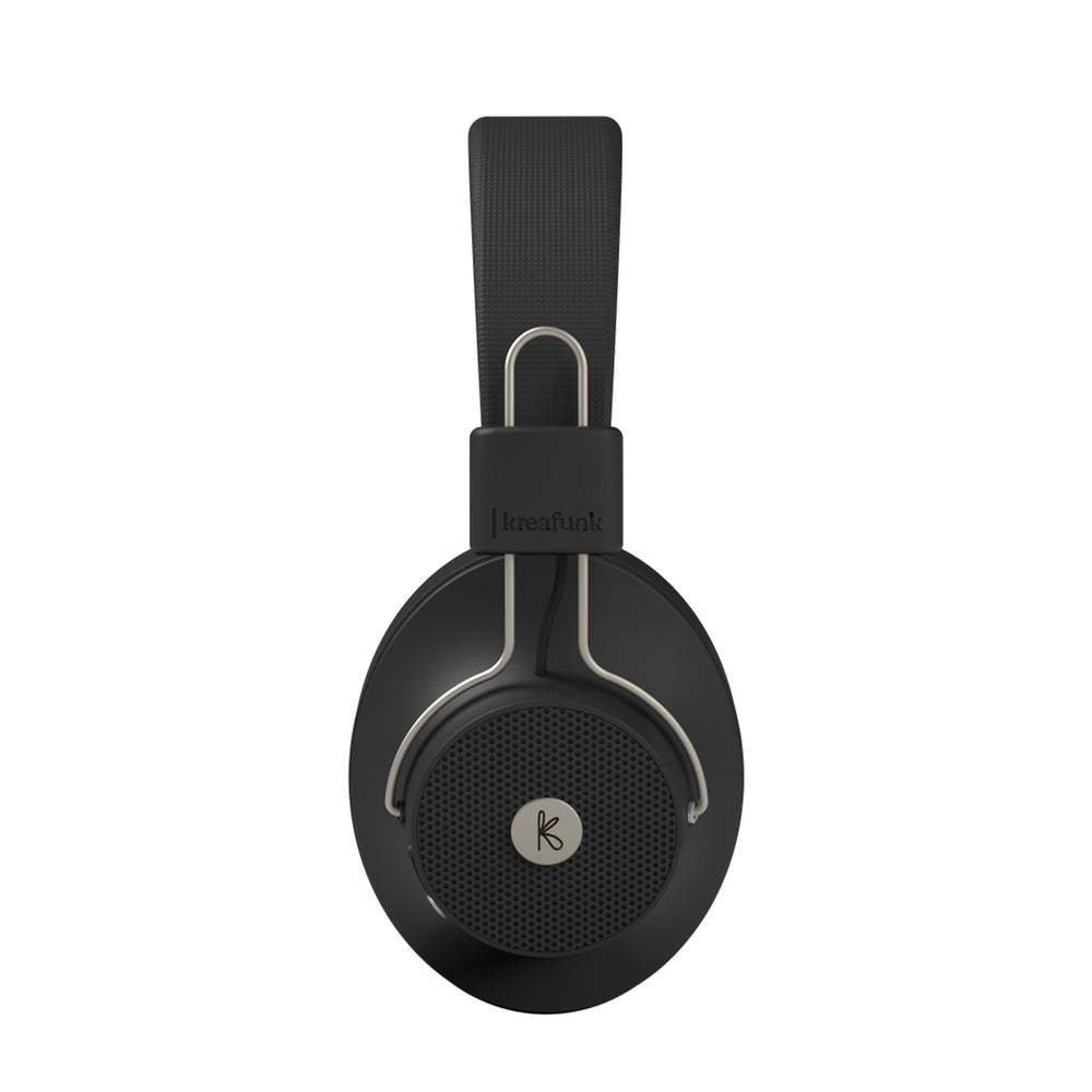 Kreafunk aBeat Qi Compatible Bluetooth Headphones Black - Parasol Store