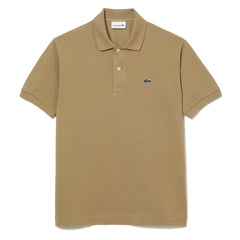 Lacoste Original S/S L.12.12 Petit Piqué Cotton Polo Shirt Beige - Parasol Store