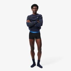 Lacoste 3-Pack Stretch Cotton Trunks Black / Blue / Dark Grey