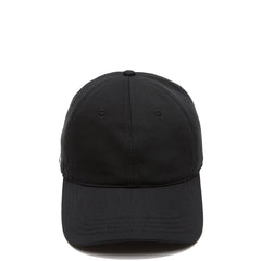 ​Lacoste Unisex Organic Cotton Twill Cap Black