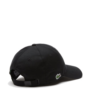 ​Lacoste Unisex Organic Cotton Twill Cap Black