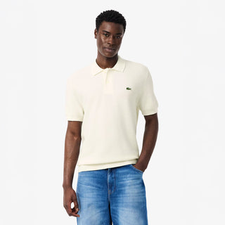 Lacoste Classic Fit Knitted S/S Polo Shirt Flour