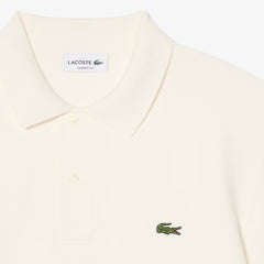 Lacoste Classic Fit Knitted S/S Polo Shirt Flour