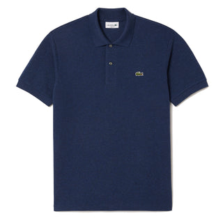 Lacoste Classic Fit L. 12. 12 Marl Polo Shirt Blue Chine - Parasol Store