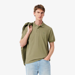 Lacoste Classic Fit L. 12. 12 Original Pique Polo Shirt Khaki - Parasol Store