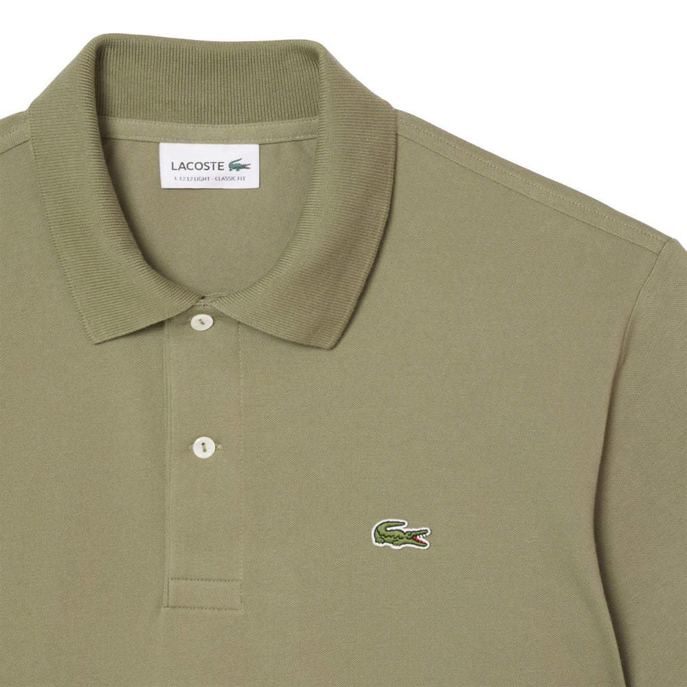 Lacoste Classic Fit L. 12. 12 Original Pique Polo Shirt Khaki - Parasol Store