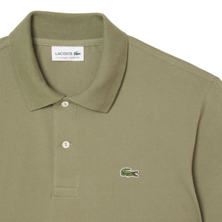 Lacoste Classic Fit L. 12. 12 Original Pique Polo Shirt Khaki - Parasol Store