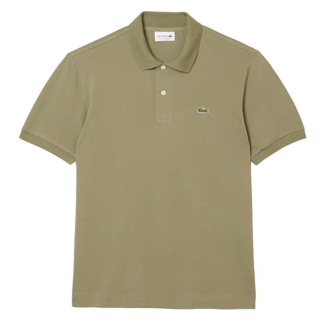 Lacoste Classic Fit L. 12. 12 Original Pique Polo Shirt Khaki - Parasol Store