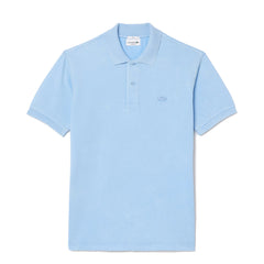 Lacoste Classic Fit L.12.12 Wash Effect Polo Shirt Pale Blue