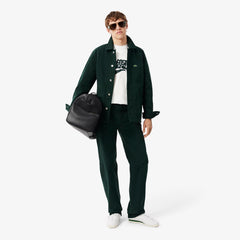 Lacoste Classic Fit Printed Cotton T-Shirt White