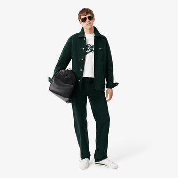 Lacoste Classic Fit Printed Cotton T-Shirt White