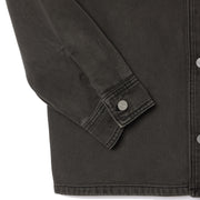 Lacoste Coloured Denim Classic Collar Overshirt  Eco Noir - Parasol Store