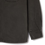 Lacoste Coloured Denim Classic Collar Overshirt  Eco Noir - Parasol Store