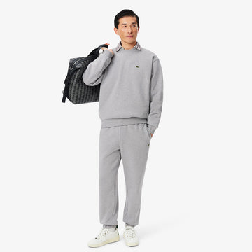 Lacoste Cotton Fleece Sweatshirt Light Heathered Grey