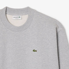 Lacoste Cotton Fleece Sweatshirt Light Heathered Grey