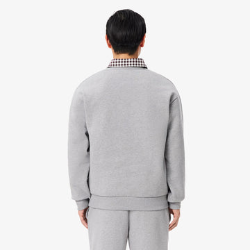 Lacoste Cotton Fleece Sweatshirt Light Heathered Grey