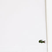 Lacoste Cotton Jersey Signature Print T-Shirt White - Parasol Store