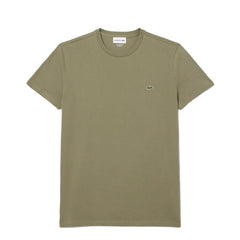Lacoste Crew Neck Pima Cotton T-Shirt Khaki