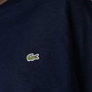 Lacoste Crew Neck Pima Cotton T-Shirt Navy Blue - Parasol Store