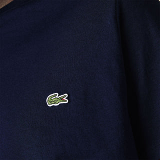 Lacoste Crew Neck Pima Cotton T-Shirt Navy Blue - Parasol Store