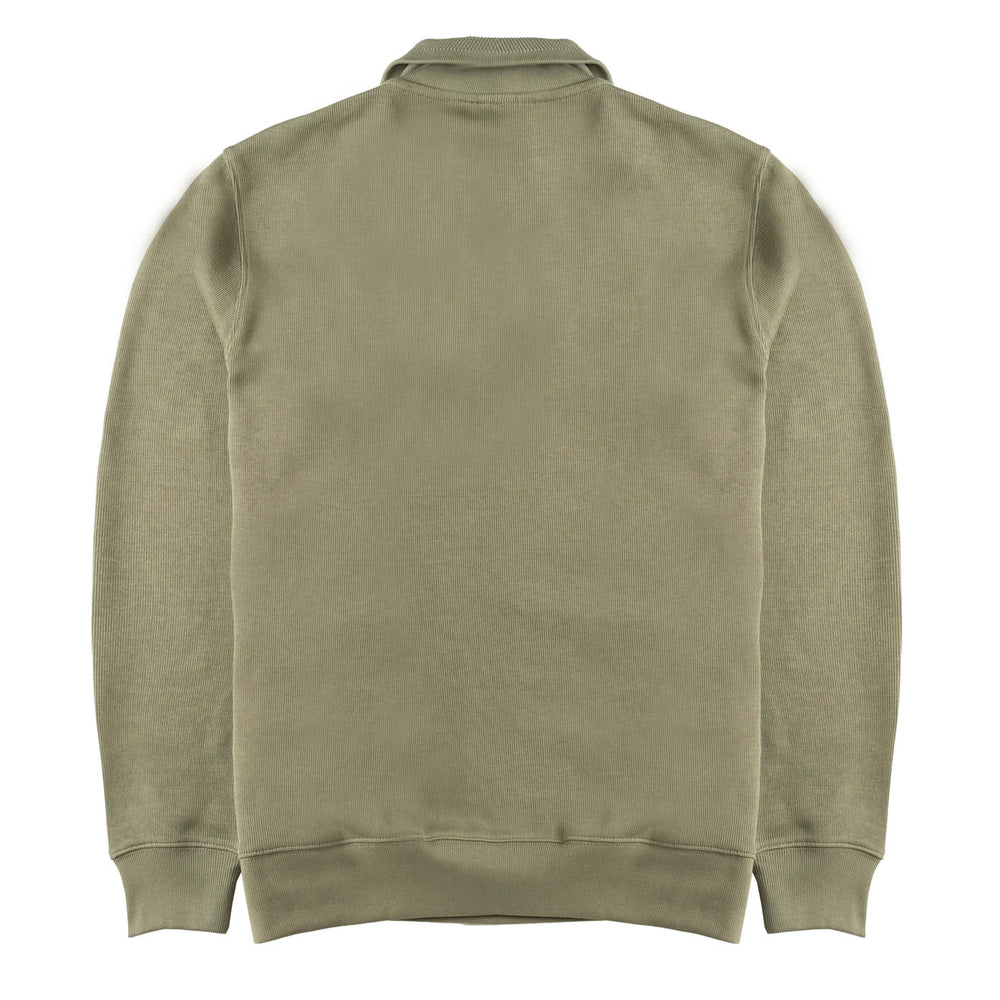 Lacoste Half Zip Sweatshirt Khaki Green - Parasol Store