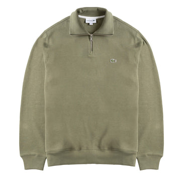 Lacoste Half Zip Sweatshirt Khaki Green - Parasol Store