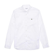 Lacoste L/S Slim Fit Cotton Shirt White