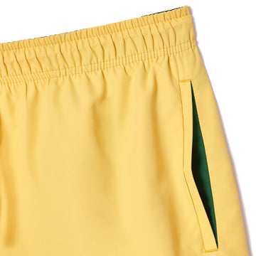Lacoste Lightweight Swim Shorts Yellow / Green - Parasol Store