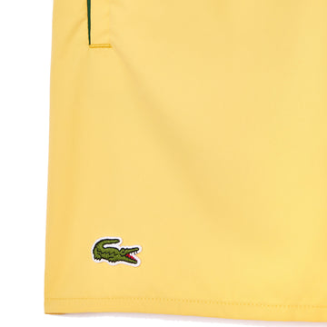 Lacoste Lightweight Swim Shorts Yellow / Green - Parasol Store