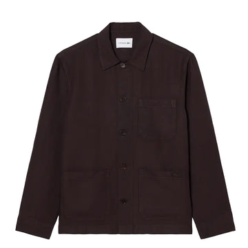 Lacoste Linen Blend Overshirt Buffalo