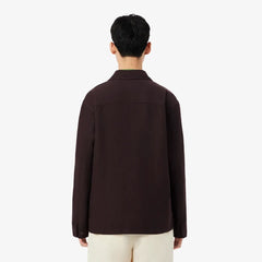 Lacoste Linen Blend Overshirt Buffalo