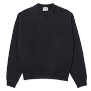 Lacoste Loose Fit Washed Effect Fleece Sweatshirt Black - Parasol Store