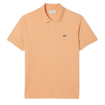 Lacoste Original L.12.12 Petit Piqué Cotton Polo Shirt Light Orange - Parasol Store