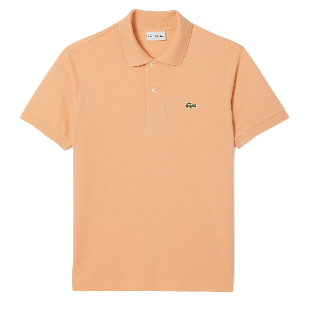 Orange lacoste shirt on sale