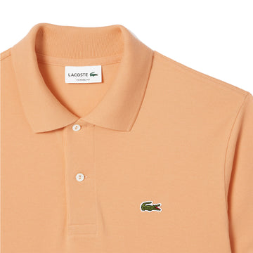 Lacoste Original L.12.12 Petit Piqué Cotton Polo Shirt Light Orange - Parasol Store