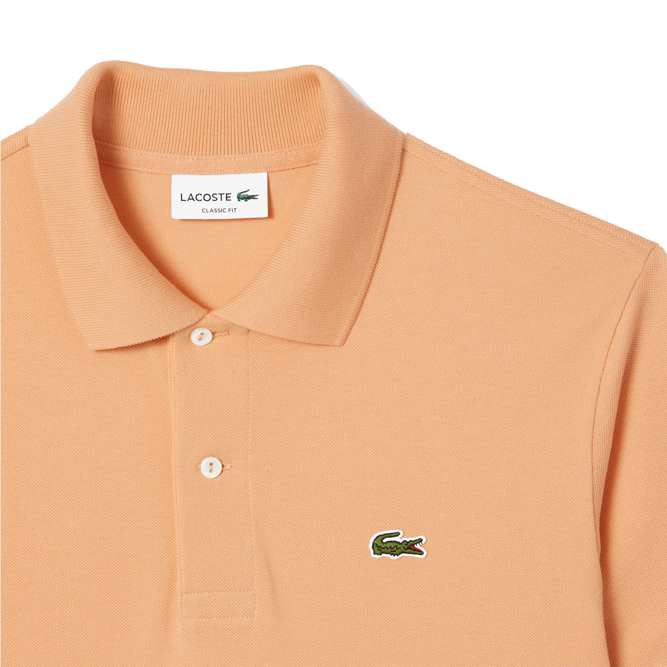 Lacoste Original L.12.12 Petit Pique Cotton Polo Shirt Light Orange