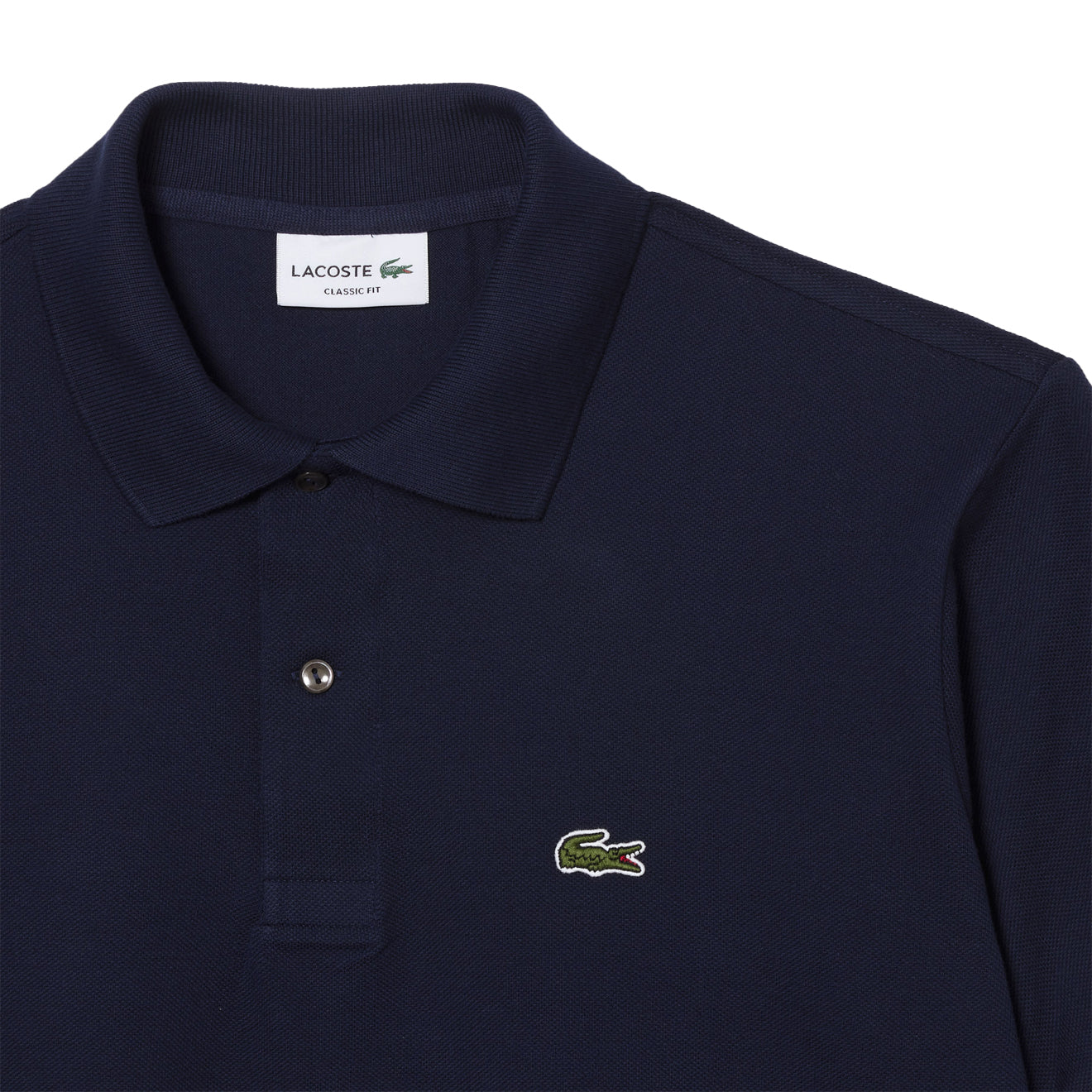 Lacoste Original L.12.12 Petit Pique Cotton Polo Shirt Midnight Blue - Parasol Store