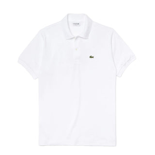 Lacoste Original L.12.12 Petit Piqué Cotton Polo Shirt White - Parasol Store