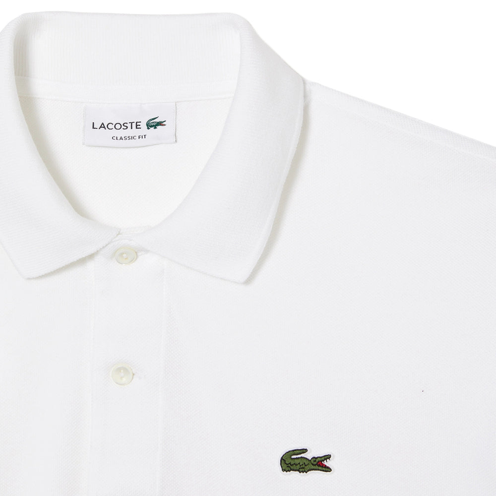 Lacoste Original L.12.12 Petit Piqué Cotton Polo Shirt White Lacoste