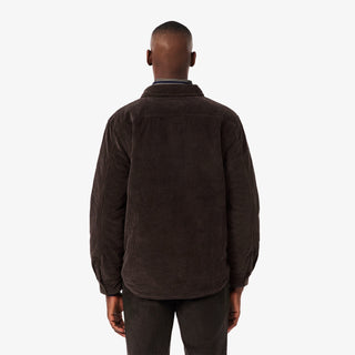 Lacoste Oversized Corduroy Overshirt Brown - Parasol Store