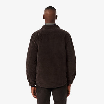 Lacoste Oversized Corduroy Overshirt Brown - Parasol Store