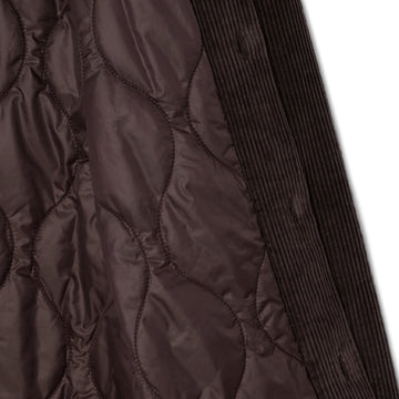 Lacoste Oversized Corduroy Overshirt Brown - Parasol Store