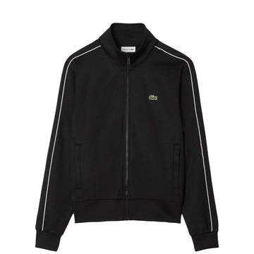 Lacoste Paris Pique Zip Front Track Jacket Black