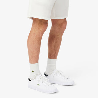 Lacoste Powercourt Leather Trainer White / Black - Parasol Store